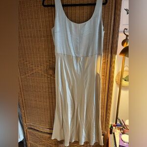 Sage Green Silk Vince Dress